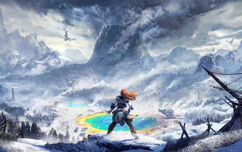 Jual Poster horizon zero dawn the frozen wilds 01 GWP1547
