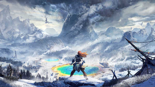 Jual Poster horizon zero dawn the frozen wilds 01 GWP3950 Jual Poster horizon zero dawn the frozen wilds 01 GWP3950