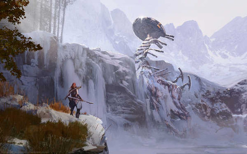 Jual Poster horizon zero dawn the frozen wilds 02 GWP1548 Jual Poster horizon zero dawn the frozen wilds 02 GWP1548