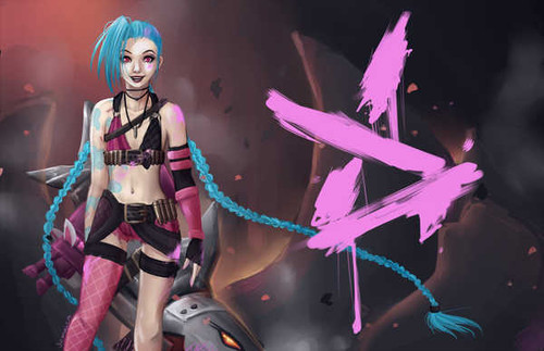 Jual Poster Jinx (League Of Legends) Video Game League Of Legends 514764APC