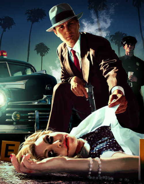 Jual Poster L.A. Noire Men Police Dead Cadaver Corpse Blood 1ZM1061