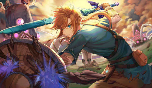 Jual Poster Link Zelda The Legend of Zelda Breath of the Wild 1054800APC