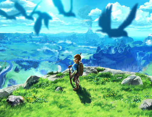 Jual Poster Link Zelda The Legend of Zelda Breath of the Wild 789451APC