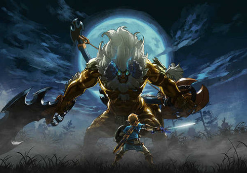 Jual Poster Link Zelda The Legend of Zelda Breath of the Wild 843372APC