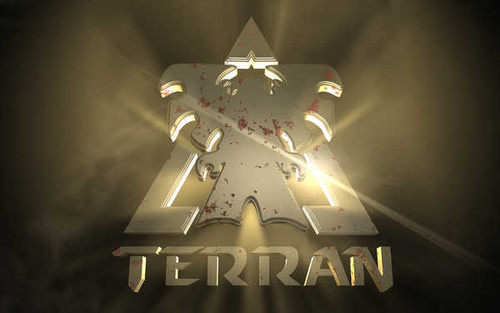 Jual Poster Logo Terran Starcraft Starcraft 97072APC