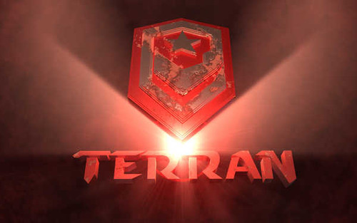 Jual Poster Logo Terran Starcraft Starcraft 97073APC