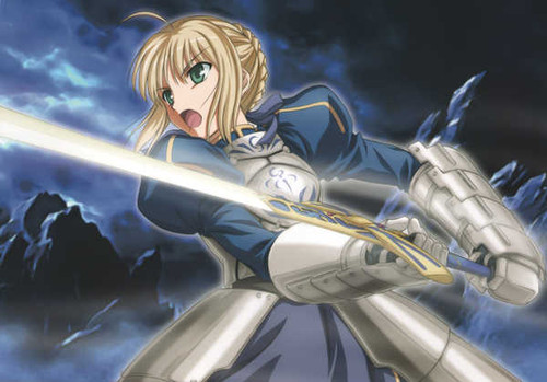 Poster Saber (Fate Series) Fate Series Fate Stay Night APC018