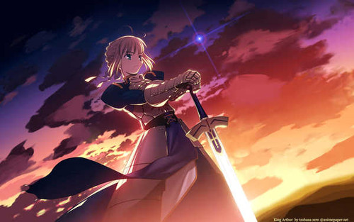 Poster Saber (Fate Series) Fate Series Fate Stay Night APC020