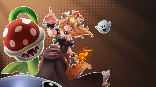 Jual Poster Mario Bowsette 954026APC