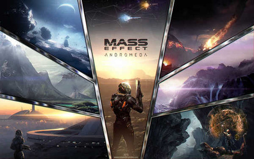 Jual Poster mass effect andromeda 2017 games pc ps4 xbox 783WPS