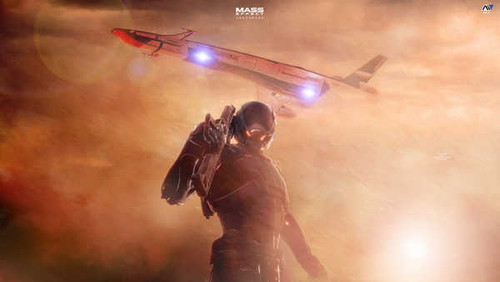 Jual Poster mass effect andromeda fan art 6466WPS