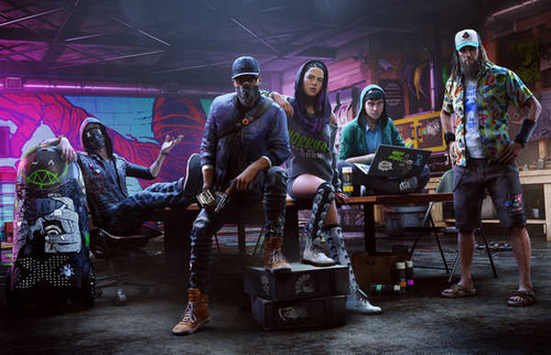 Jual Poster Men Watch Dogs 2 Marcus 1ZM1270 Jual Poster Men Watch Dogs 2 Marcus 1ZM1270