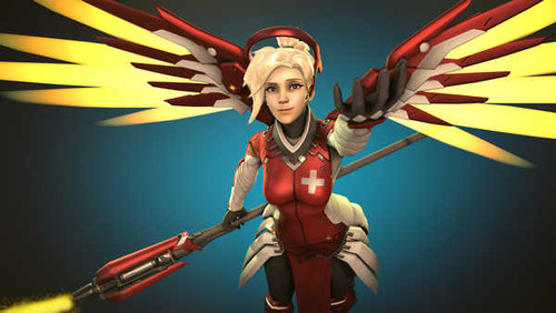 Jual Poster Mercy (Overwatch) Overwatch Video Game Overwatch 751122APC