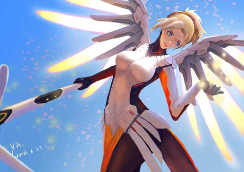 Jual Poster Mercy (Overwatch) Video Game Overwatch 772019APC