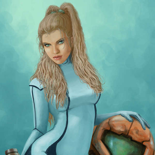 Jual Poster Metroid Prime Samus 1ZM1330