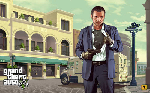 Jual Poster Michael De Santa Grand Theft Auto Grand Theft Auto V 543375APC