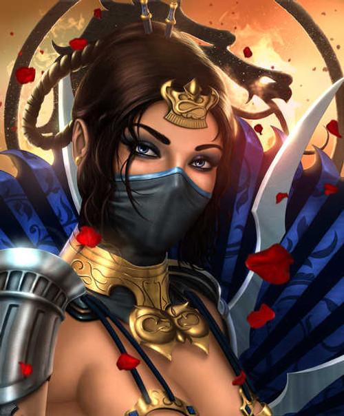 Jual Poster Mortal Kombat Warriors Masks Kitana Glance 1ZM1384 Jual Poster Mortal Kombat Warriors Masks Kitana Glance 1ZM1384