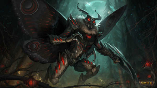 Jual Poster Mothman Ah Muzen Cab (Smite) Video Game Smite 1022042APC