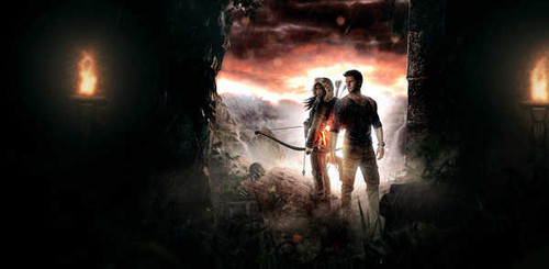 Jual Poster nathan drake lara croft 5513WPS Jual Poster nathan drake lara croft 5513WPS