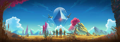 Jual Poster No Man's Sky Spaceship Video Game No Man's Sky 921802APC Jual Poster No Man's Sky Spaceship Video Game No Man's Sky 921802APC