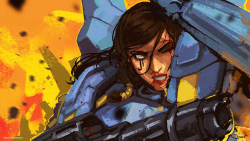 Jual Poster Overwatch Pharah (Overwatch) Video Game Overwatch 705851APC