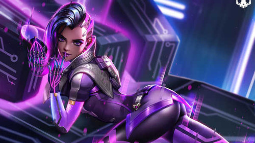 Jual Poster Overwatch Sombra (Overwatch) Video Game Overwatch 886232APC