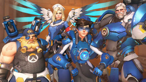 Jual Poster overwatch uprising tracer mercy torbjorn 7272WPS