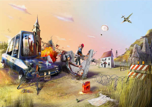 Jual Poster Playerunknown's Battlegrounds Video Game PlayerUnknown's Battlegrounds 1046791APC