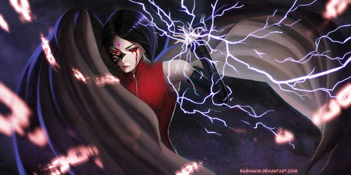 Poster Sarada Uchiha Naruto Boruto APC