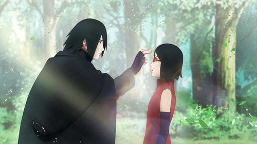 Poster Sarada Uchiha Sasuke Uchiha Naruto Boruto APC