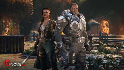 Jual Poster reyna diaz marcus fenix gears of war 4 2700WPS
