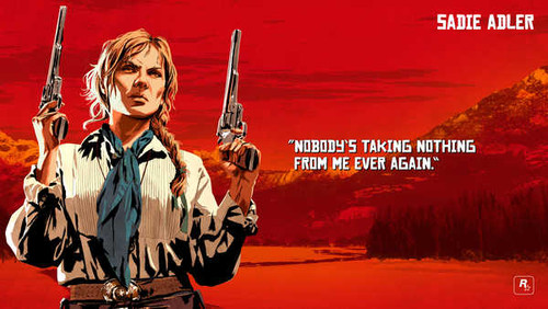 Jual Poster Sadie Adler Red Dead Red Dead Redemption 2 959303APC Jual Poster Sadie Adler Red Dead Red Dead Redemption 2 959303APC