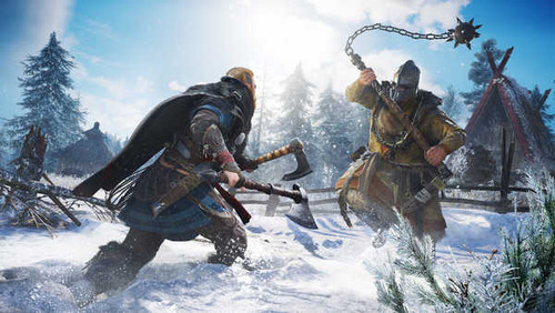 Jual Poster Snow Viking Warrior Assassin's Creed Assassin's Creed Valhalla 1077437APC
