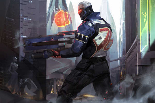 Jual Poster Soldier 76 (Overwatch) Video Game Overwatch 772029APC Jual Poster Soldier 76 (Overwatch) Video Game Overwatch 772029APC