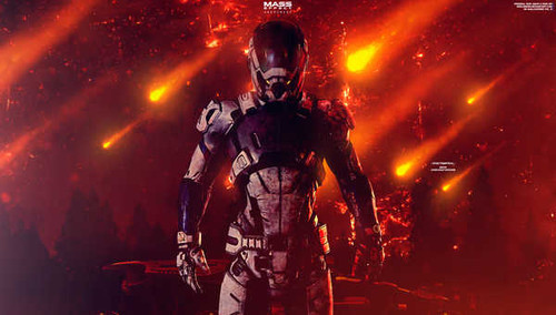 Jual Poster soldier mass effect andromeda 6870WPS