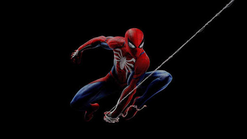 Jual Poster spider man marvel comics ps4 playstation 4 dark background 14517WPS