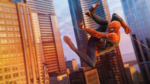 Jual Poster spider man playstation 4 2018 15198WPS