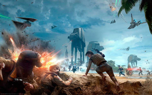 Jual Poster star wars battlefront rogue one scarif 01 GWP2629