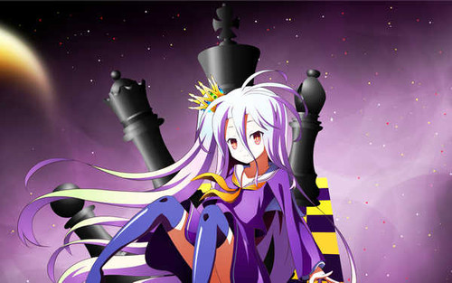 Poster Shiro (No Game No Life) Anime No Game No Life APC005A