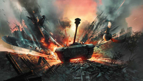 Jual Poster Tank War Thunder Video Game War Thunder 876917APC