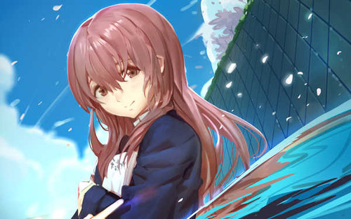 Poster Shouko Nishimiya Anime Koe No Katachi APC007A