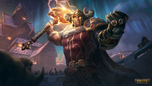 Jual Poster Thor (Smite) Video Game Smite 1008793APC