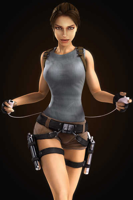 Jual Poster Tomb Raider Anniversary Lara Croft Black 1ZM1940 Jual Poster Tomb Raider Anniversary Lara Croft Black 1ZM1940