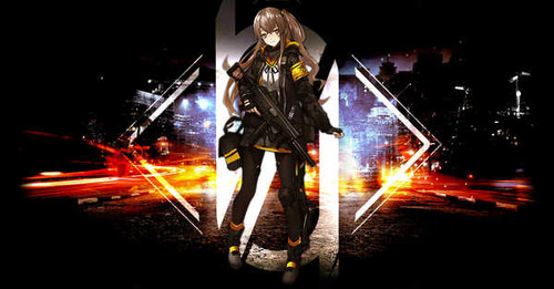 Jual Poster UMP45 (Girls Frontline) Video Game Girls Frontline 975545APC