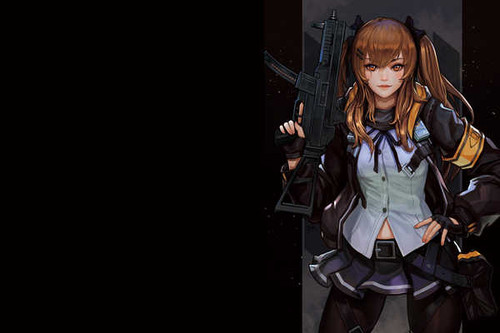 Jual Poster UMP9 (Girls Frontline) Video Game Girls Frontline 878910APC