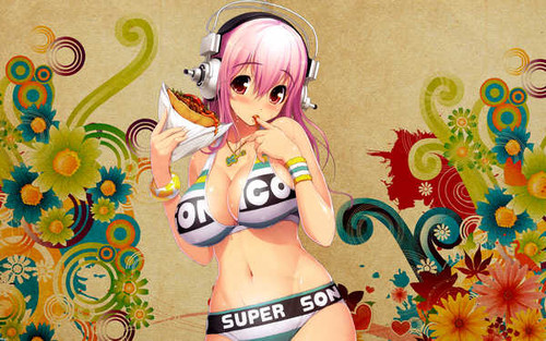 Poster Super Sonico Anime Super Sonico APC002 Poster Super Sonico Anime Super Sonico APC002