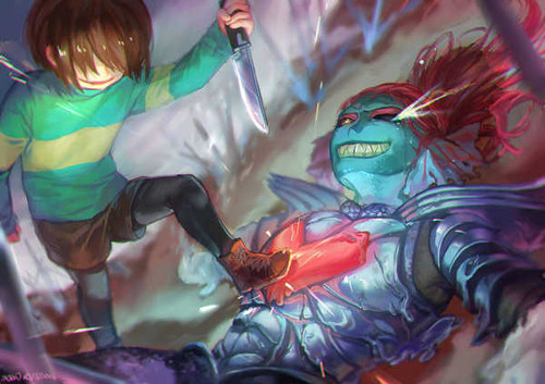 Jual Poster Undyne (Undertale) Video Game Undertale 970186APC