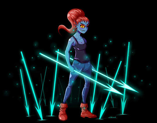 Jual Poster Undyne (Undertale) Video Game Undertale 972681APC