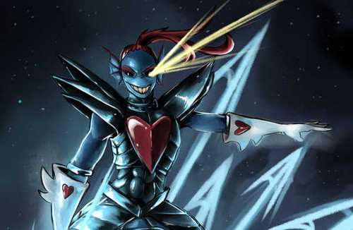 Jual Poster Undyne the Undying (Undertale) Video Game Undertale 976696APC