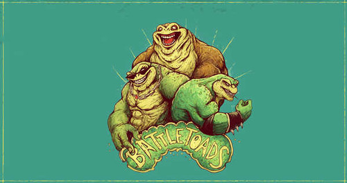 Jual Poster Video Game Battletoads 1058486APC